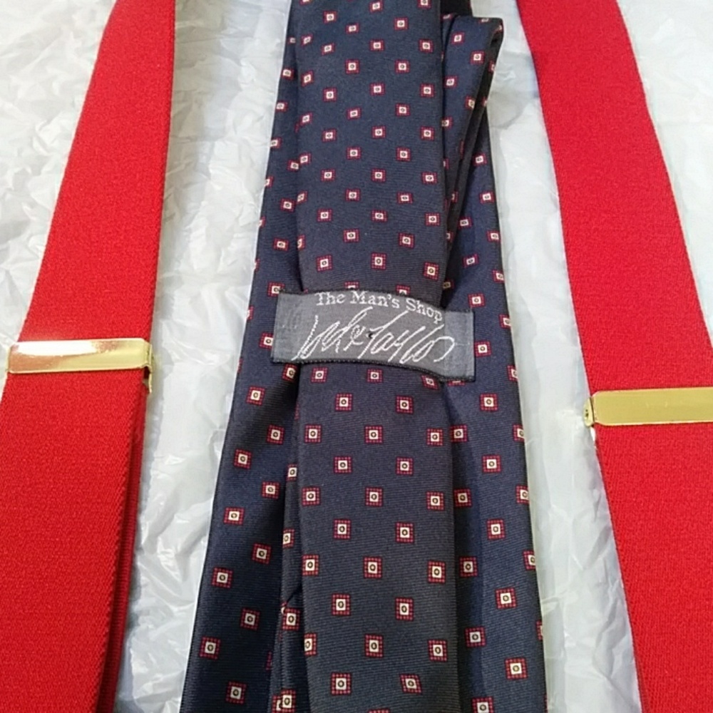 - Lord &Taylor tie&suspenders  $45+ Free suspenders - Picture 3 of 5
